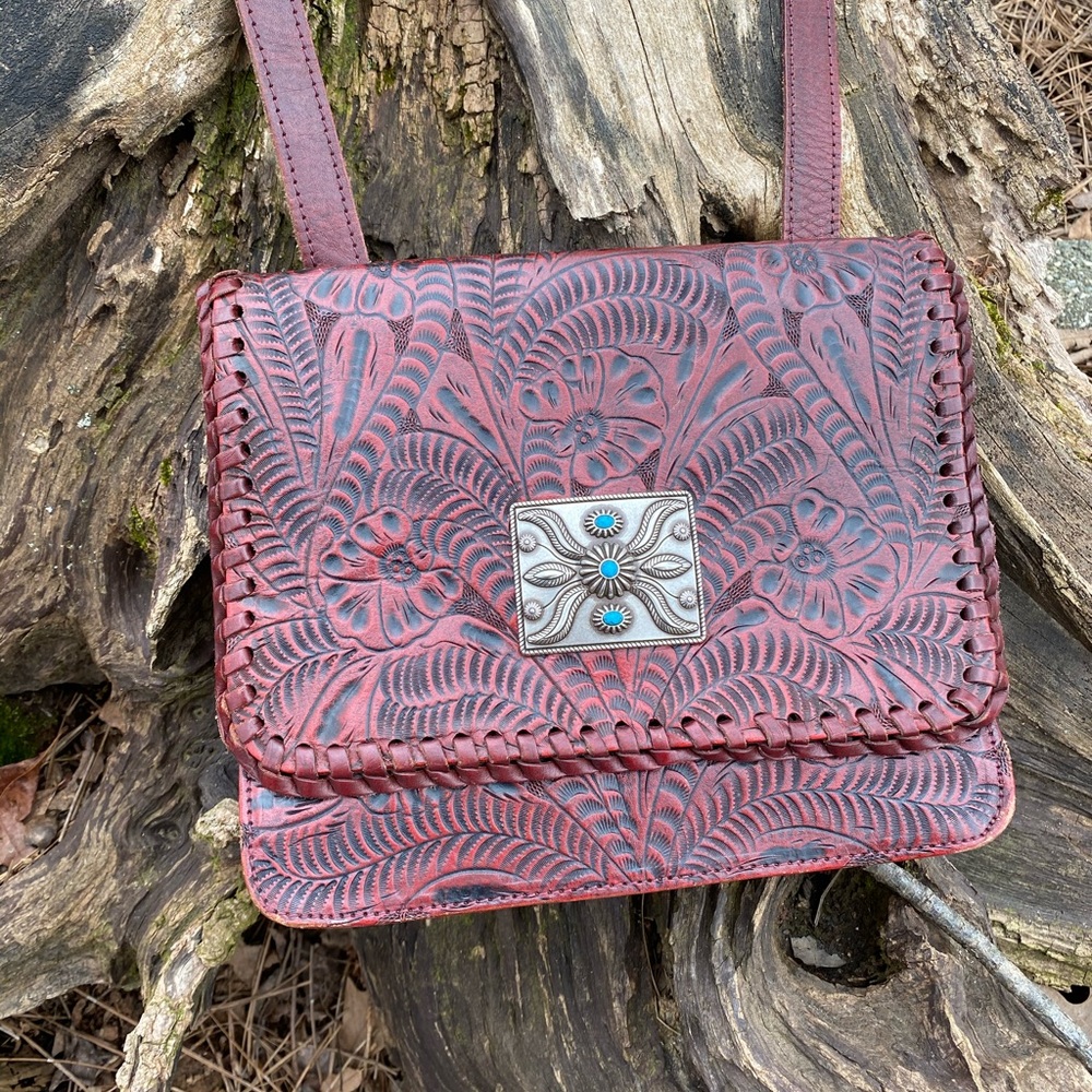 American west leather purse